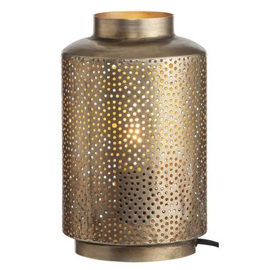 Tafellamp Casablanca – antieken goudkleur - Ø16x26,5 cm product