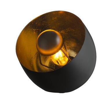 Tafellamp Brugge - zwart/goudkleur - 20xØ20 cm product