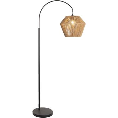 Vloerlamp Willow - naturelkleur/zwart metaal - 158x63x32 cm product