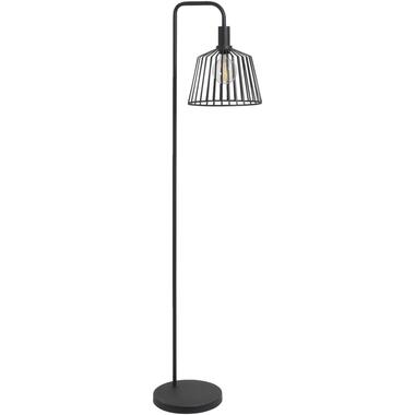 Vloerlamp Fynn - zwart metaal - E27 - 65x36x30 cm product