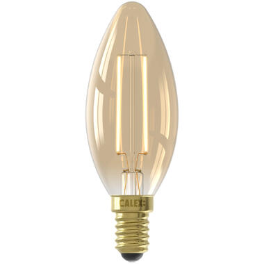 Calex LED-kaarslamp volglas - goudkleur - E14 product