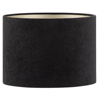 Abat-jour Cylindre - velours noir - Ø25x18 cm product