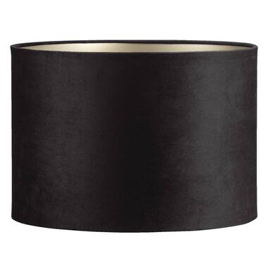 Abat-jour Cylindre - velours noir - Ø30x21 cm product