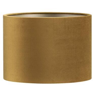 Abat-jour Cylindre - velours brun clair - Ø25x18 cm product