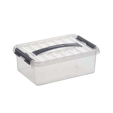 Stapelbare Q-line box - transparant - 9 liter product