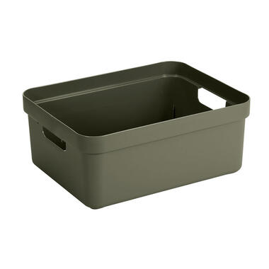 Sigma home boîte 24 litres - vert foncé - 45,3x35,4x18,3 cm product