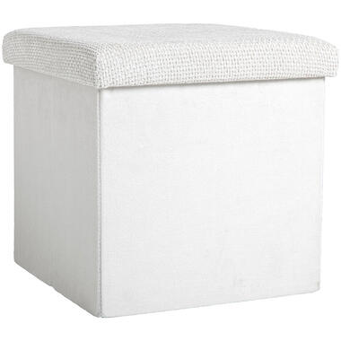 Boîte de rangement pliable - blanc cassé - 38x38x38 cm product