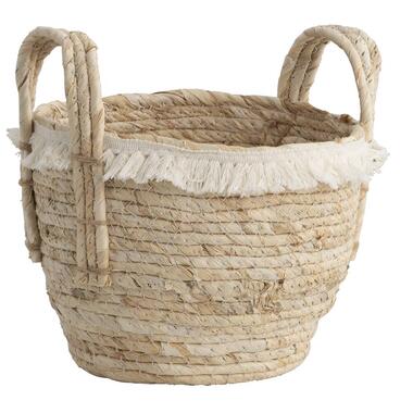 Panier Pablo S - naturel - paille - 27xØ24 cm product