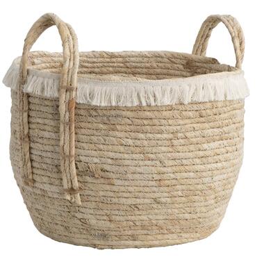 Panier Pablo L - naturel - paille - 32xØ33,5 cm product