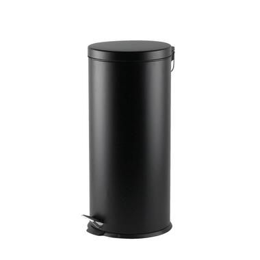 Pedaalemmer Pablo - zwart metaal - 30 liter - 65 cm product