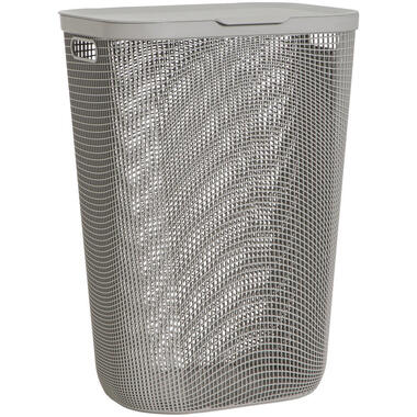 Panier à linge Mesh avec couvercle - taupe - 55L product