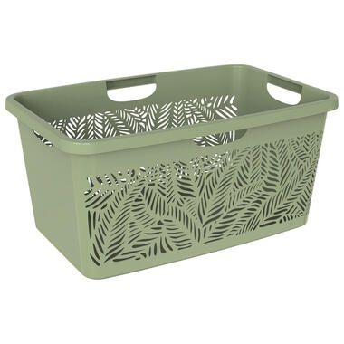 Panier à linge Feuilles - vert - 47L product