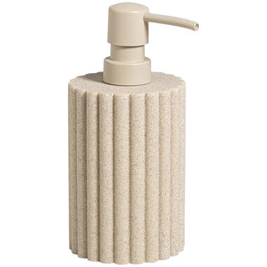 Zeepdispenser Nordic beige polyresin
