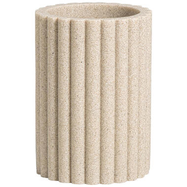 Tandenborstelhouder Nordic beige polyresin
