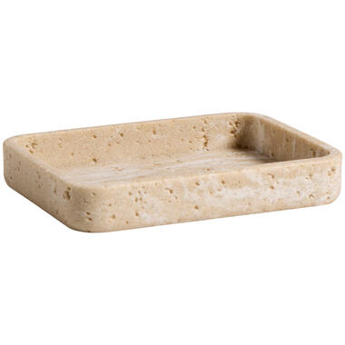 Tray Marble look - beige - 2,5x15x10 cm