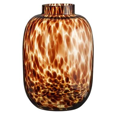 Vase Lucca - verre, motif de léopard - 35xØ24 cm product