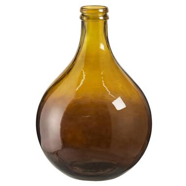Vaas Amber - gerecycleerd glas - 43xø29 cm product