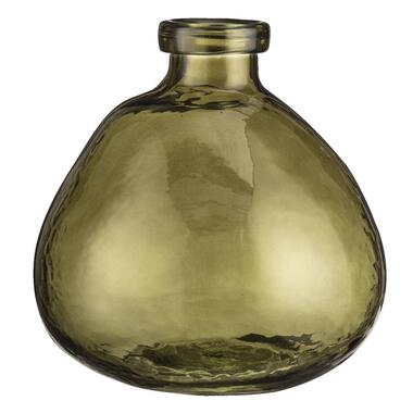 Vase Yasmine - vert - verre - 20xø19 cm product