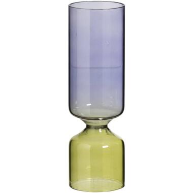 Vase Kay - verre violet/vert - 18xØ5,5 cm product