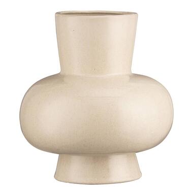 Vase Boule - blanc cassé - porcelaine - 22,5xø19 cm product