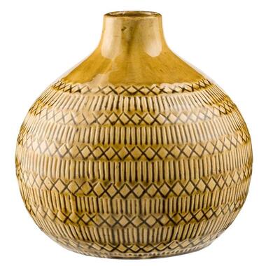 Vase Max - jaune ocre - 23,5xØ23,5 cm product