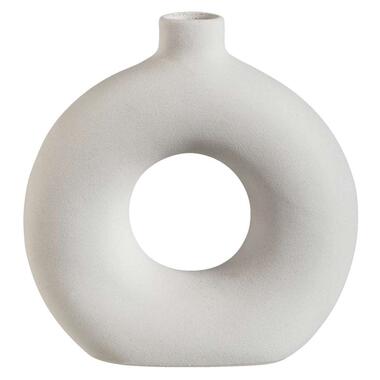 Vase Linea - blanc - céramique - 23x22x7 cm product