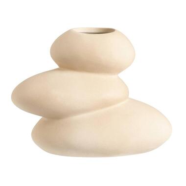 Vase/statuette Stones - couleur sable - céramique - 11,5x15,5x7,5 cm product