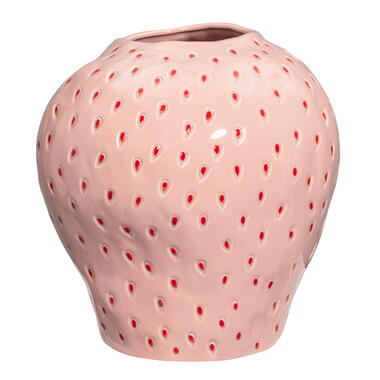 Vase Aardbei - couleur pêche - 27x27x27 cm product
