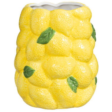 Vase Citron - jaune - 21,5x19x18 cm product
