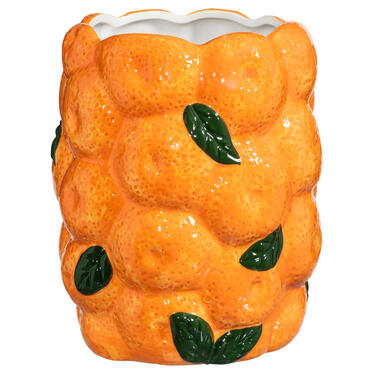 Vaas Mandarijn - oranje - 21,5x19x18 cm product