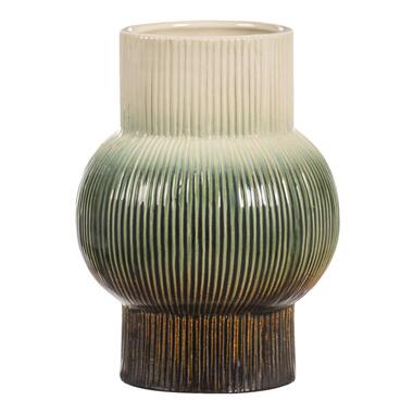 Vase Olivia - céramique verte - 18xØ13 cm product
