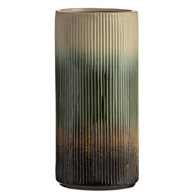 Vase Olivia - céramique verte - 26xØ12,2 cm product