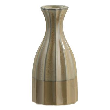 Vase Rétro - vert - céramique - 18,5xØ9 cm product