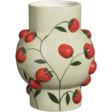 Vase Dani Fraise - céramique verte - 24xØ18 cm product