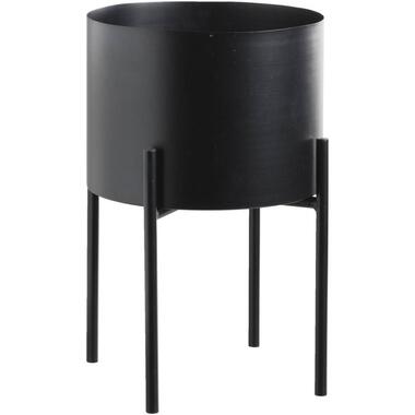 Cache-pot sur pieds Sam - noir - 32xØ22 cm product