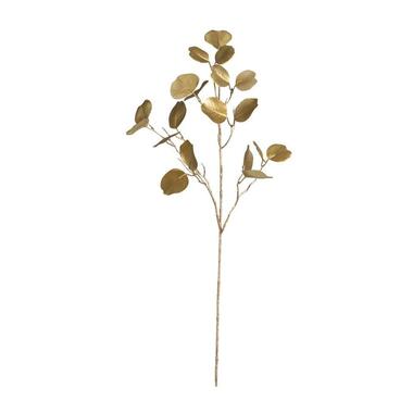 Kunsttak Eucalyptus metallic - goudkleur - 84 cm product