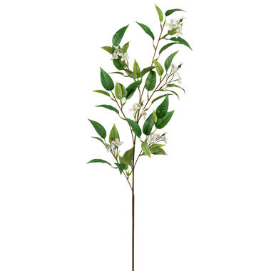Branche artificielle Rose sauvage - blanche - 100 cm product