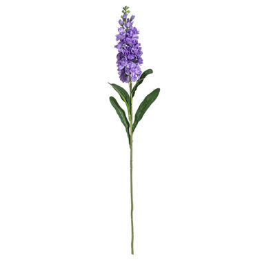 Fleur artificielle Matthiola - violette - 80 cm product