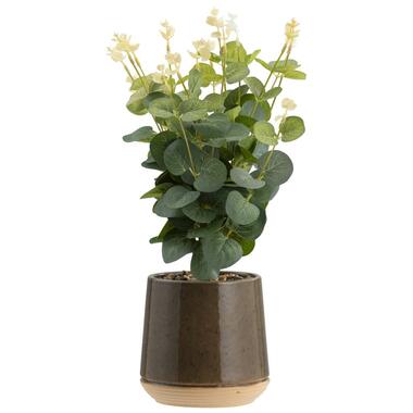 Kunstplant in pot - groen - 41 cm product