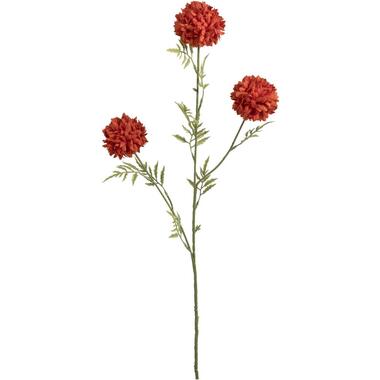 Fleur artificielle Tagetes - rouge - 80 cm product