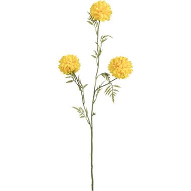 Fleur artificielle Tagetes - jaune - 80 cm product