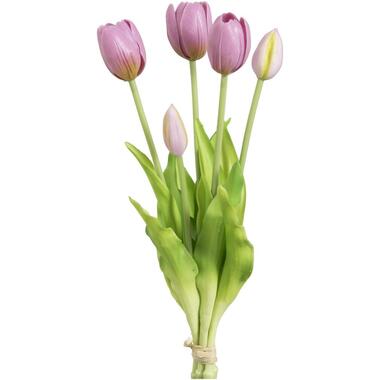 Fleur artificielle Tulipe - violette - 37 cm product