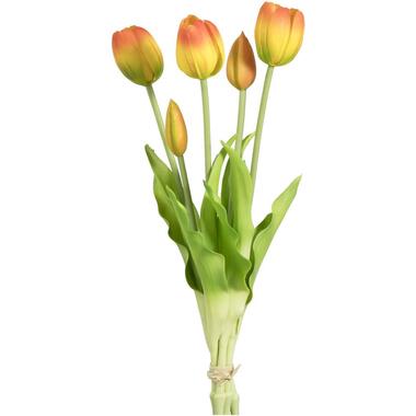 Fleur artificielle Tulipe - orange - 37 cm product