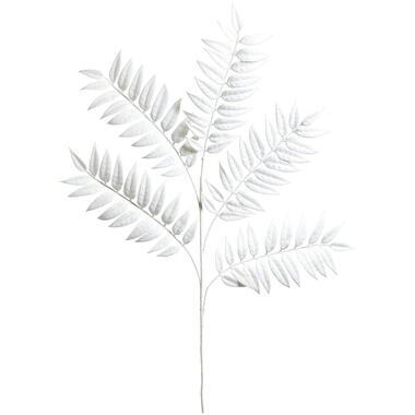 Kunsttak Blad - wit - 105 cm product