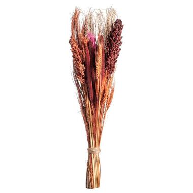 Droogbloemen boeket mix – roze – 90 cm product