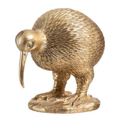 Ornament Kiwi - goudkleur - 14x9,8x14 cm product