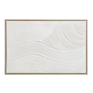 Tableau 3D Art - blanc - toile/bois - 60x90 cm product