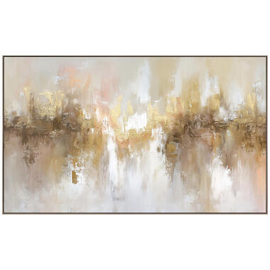 Schilderij Abstract - goudkleur - 70x118 cm