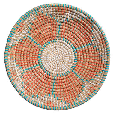 Wandbord Bazar - veelkleurig - zeegras - Ø40 cm product