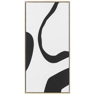 Schilderij Abstract Spot - zwart - 82,5x42x3,5 cm product